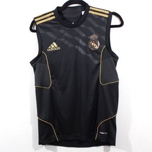 real madrid training jersey sleeveless